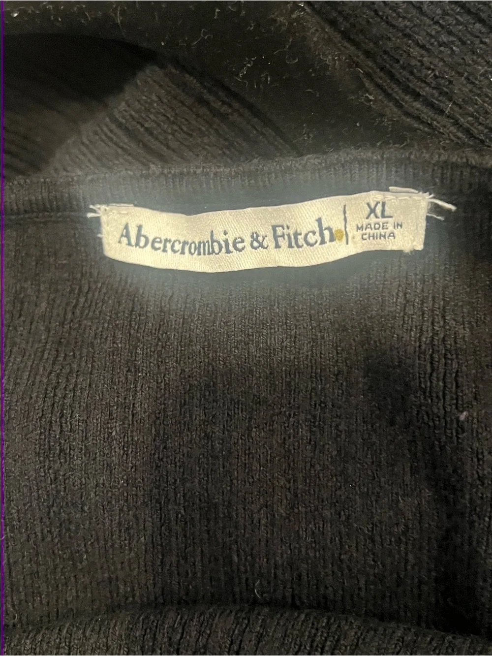 Abercrombie & Fitch Black Sleeveless Midi Tank Dress